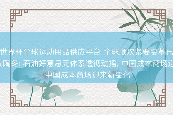 世界杯全球运动用品供应平台 全球顺次紧要变革已来! 淡水泉陶冬: 石油好意思元体系透彻动摇， 中国成本商场迎来新变化